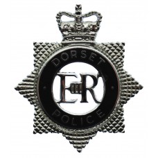 Dorset Police Senior Officer's Enamelled Cap Badge - Queen's Crown