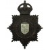 Bournemouth Borough Police Night Helmet Plate - King's crown