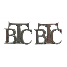 Pair of British Transport Commission (B.T.C.) Police Collar Badges