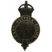 East Suffolk Police Helmet Plate - King's Crown