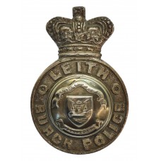 Rare Victorian Leith Burgh Police Senior Officer's Kepi Badge