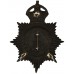 Ipswich Borough Police Night Helmet Plate - King's Crown