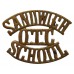 Sandwich School O.T.C. (SANDWICH/O.T.C./SCHOOL) Shoulder Title