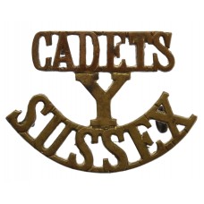 1st Cadet Regiment Sussex Yeomanry (CADETS/Y/SUSSEX) Shoulder Title