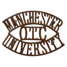 Manchester University O.T.C. (MANCHESTER/O.T.C./UNIVERSITY) Shoulder Title