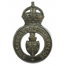 Stockport Borough Police Cap Badge - King's Crown