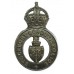 Stockport Borough Police Cap Badge - King's Crown