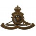 South African Artillery Cap Badge - King's Crown (Revolving Wheel)