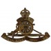 South African Artillery Cap Badge - King's Crown (Revolving Wheel)