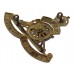 South African Artillery Cap Badge - King's Crown (Revolving Wheel)