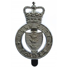 Hull City Police Cap Badge - Queen's Crown