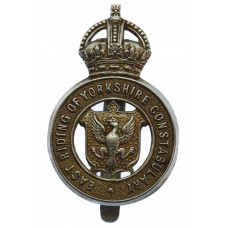 East Riding of Yorkshire Constabulary Cap Badge - King's Crown