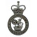 British Transport Commission (B.T.C.) Police Cap Badge - Queen's Crown