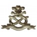 North Staffordshire Regiment Officer's Silvered & Gilt Cap Badge