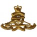 Royal Artillery Officer's Dress Gilt Cap Badge - Queen's Crown