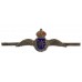 Royal Air Force (R.A.F.) Silver & Enamel Sweetheart Brooch/Tie Pin - King's Crown