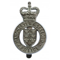 Manchester & Salford Police Cap Badge - Queen's Crown