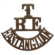 Royal Engineers Territorials East Anglian Divisional Engineers (T/RE/EASTANGLIAN) Shoulder Title