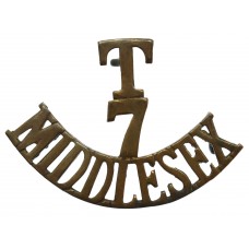 7th Territorial Bn. Middlesex Regiment (T/7/MIDDLESEX) Shoulder Title