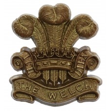 The Welch Regiment WW2 Plastic Economy Cap Badge