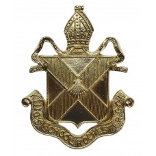 King's School Rochester C.C.F. Anodised (Staybrite) Cap Badge