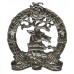 Morgan Academy C.C.F. Chrome Cap Badge