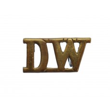 The Duke of Wellington's (West Riding) Regiment (DW) Shoulder Title