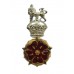 Loyal North Lancashire Regiment Officer's Mess Dress Collar Badge - King's Crown