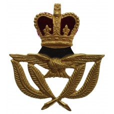 Royal Air Force (R.A.F.) Warrant Officer's Cap Badge - Queen's Crown