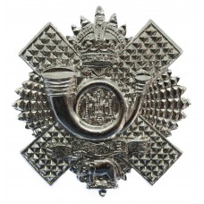 Highland Light Infantry (H.L.I.) Anodised (Staybrite) Cap Badge - King's Crown