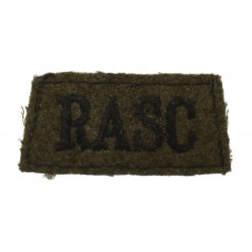 Royal Army Service Corps (RASC) Cloth Slip On Shoulder Title
