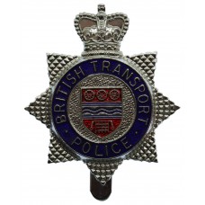 British Transport Police (B.T.P.) Enamelled Cap Badge - Queen's Crown