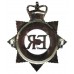 Metropolitan Police Senior Officer's Enamelled Cap Badge - Queen's Crown