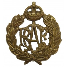 Royal Canadian Air Force (RCAF) Cap Badge - King's Crown