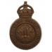 Princess Patricia's Canadian Light Infantry (P.P.C.L.I.) Cap Badge - King's Crown