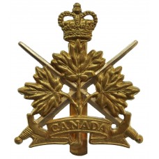 Canadian Army General Service Cap Badge - Queen's Crown
