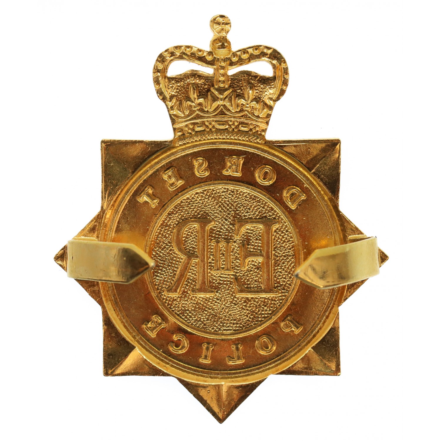 Dorset Police Enamelled Cap Badge Queens Crown