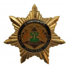 South Africa Qwa Qwa Police Officer's Enamelled Cap Badge