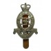 Royal Horse Artillery (R.H.A.) White Metal Cap Badge - Queen's Crown