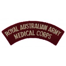 Royal Australian Army Medical Corps Cloth Shoulder Title