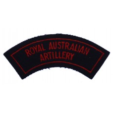 Royal Australian Artillery Cloth Shoulder Title