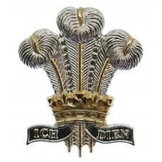 Royal Regiment of Wales Anodised (Staybrite) Cap Badge