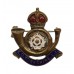 King's Own Yorkshire Light Infantry (K.O.Y.L.I.) Enamelled Sweetheart Brooch - King's Crown