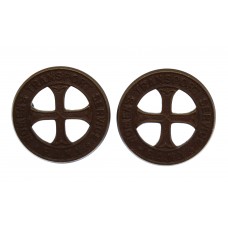 Pair of Women's Transport Service F.A.N.Y. (First Aid Nursing Yeomanry) Bronze Collar Badges