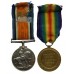 WW1 British War & Victory Medal Pair - Pte. R. Burton, Welsh Regiment
