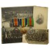 WW1 British War Medal, Victory Medal & WW2 Defence Medal Group of Three - Dvr. W. Heritage, Royal Artillery - Twice Wounded