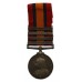 Queen's South Africa Medal (4 Clasps - Cape Colony, Orange Free State, Transvaal, South Africa 1901) - Pte. A. Lumb, 2nd Bn. Northamptonshire Regiment