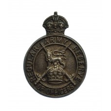 Regular Army Reserve of Officers 1939 Hallmarked Silver Lapel Bad