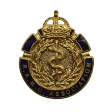 Royal Army Medical Corps (R.A.M.C.) Association Enamelled Lapel Badge - King's Crown