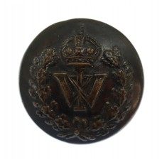 Isle of Wight Police Black Button - King's Crown (25mm)